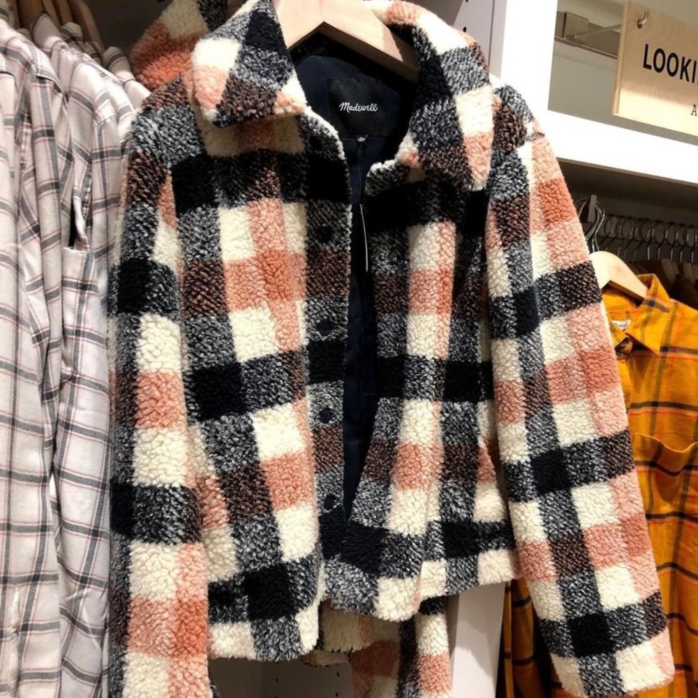 Madewell Fuzzy Coat